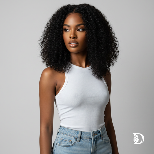 Short Deep Wave Lace Wig – 13x6 & 13x4 HD Frontal – 250% Density