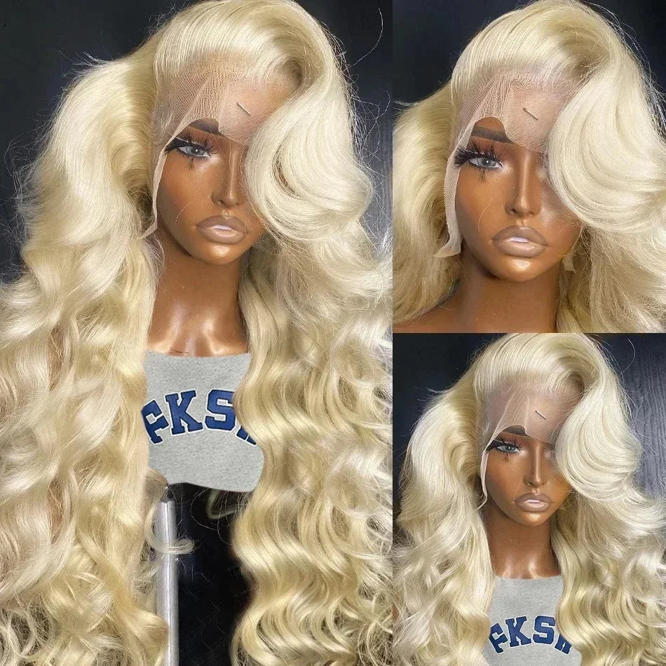 613 Blonde Body Wave Lace Wig 13x4 & 13x6 HD Frontal – 100% Human Hair
