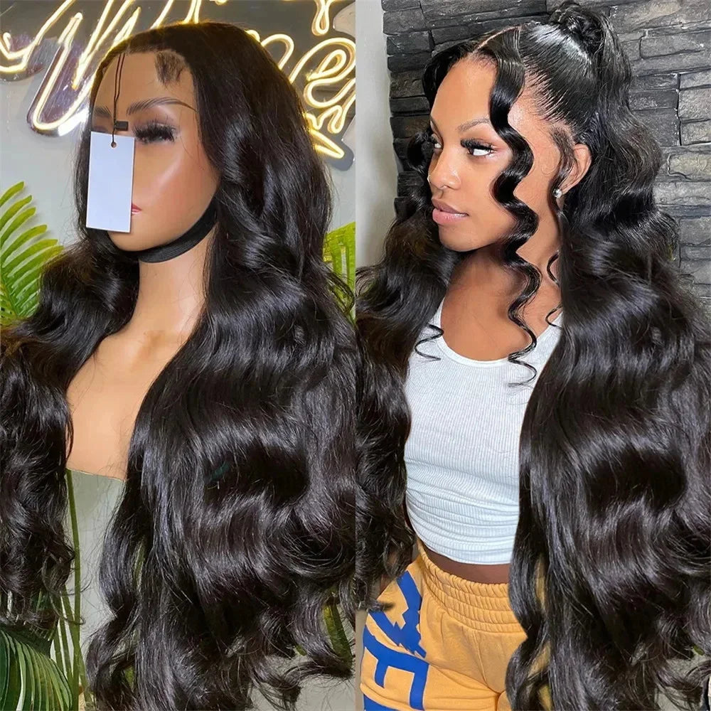 250% Density Body Wave 13x6 HD Lace Front Wig – 360 Lace Frontal Brazilian Human Hair, Pre-Plucked, 100% Real Hair