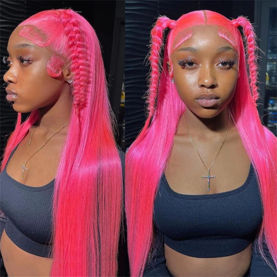 Teal Ocean Blue 13x6 HD Lace Front Wig – 100% Brazilian Remy Human Hair, 613 Blonde Base, Body Wave, Mint Green Tone, Pre-Plucked & Long 26-Inch+