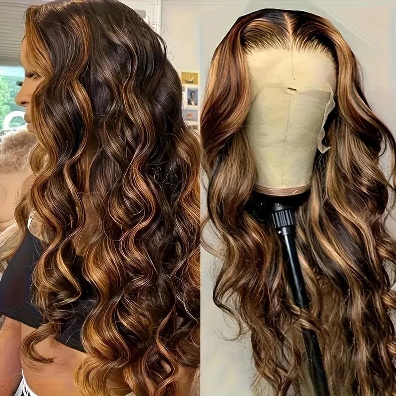 Honey Blonde Body Wave Lace Wig 13x6 HD β 30β Long Human Hair