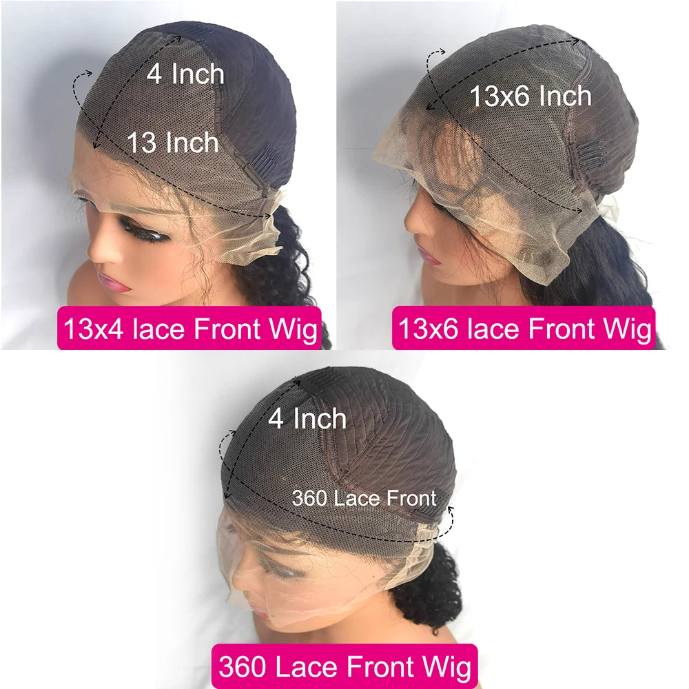 Body Wave Lace Wig 13x4 13x6 & 360 HD Frontal – 100% Human Hair 30-40