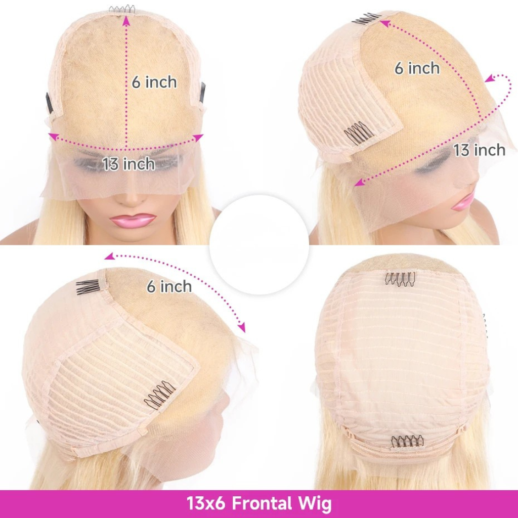 Lavender Purple 13x6 HD Lace Front Wig – 100% Brazilian Remy Human Hair, Straight, Pre-Plucked with Baby Hair, Long 26-Inch+