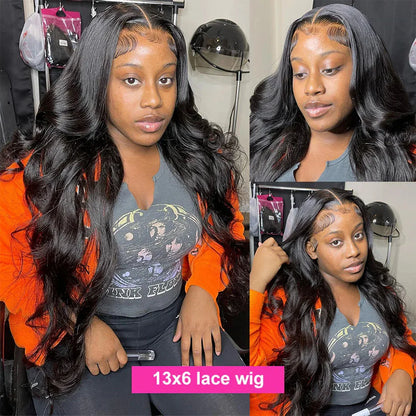 Body Wave Lace Wig HD 13x6 & 5x5 – 180%–220% Density Human Hair