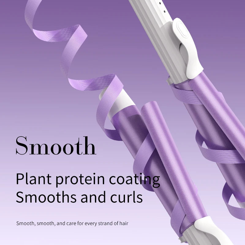 Hair Curler 32mm Negative Ion Ceramic Curling Iron – Large Volume, Anti-Frizz, Adjustable Temperature (140–210°C), 360° Rotating Cord