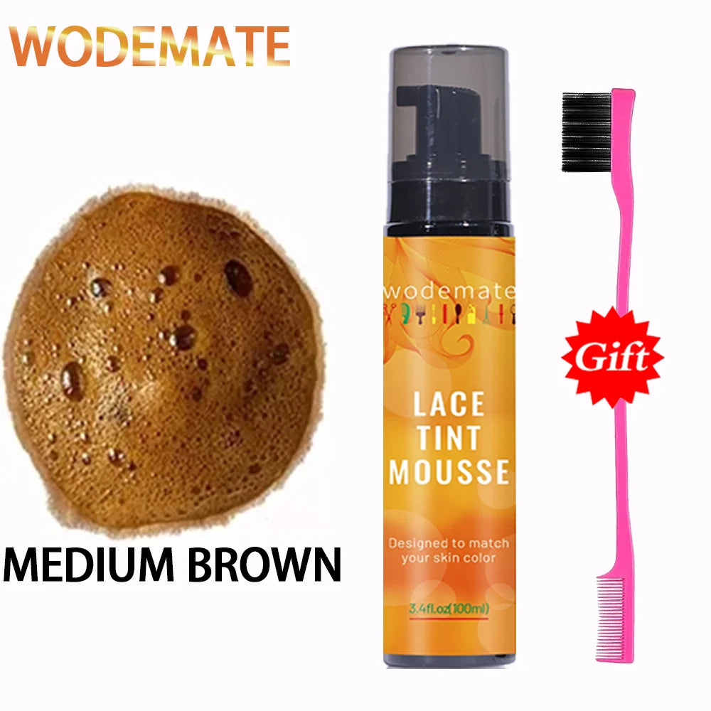 Lace Tint Mousse – Sweat-Resistant, Quick-Drying, Easy Tint for Wigs (100ml)