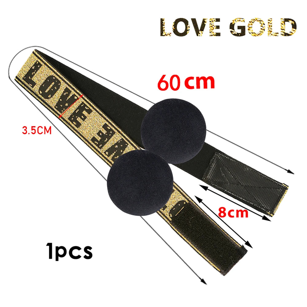 1Pcs Elastic Band For Wig Headband With Magictape Lace Melting Band To Lay Edges Baby Hair Edge Adjustable Wig Melt Bands