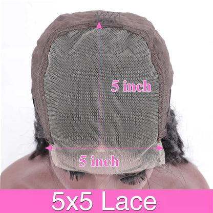 Bone Straight HD Lace Wig – 30/38 Inch, 13x6 & 5x5 Glueless Frontal, 220% Density, Brazilian Human Hair, Pre-Plucked