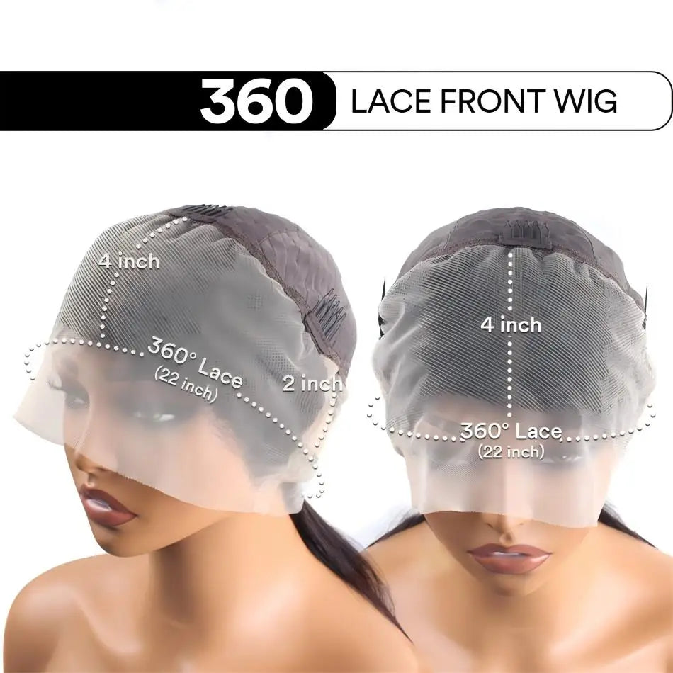360° Highlight Deep Wave HD Lace Wig – 100% Brazilian Virgin Human Hair, 13x4 Full Lace Frontal, Honey Blonde 4/27, 250% Density, Pre-Plucked & Glueless Drawstring Wig
