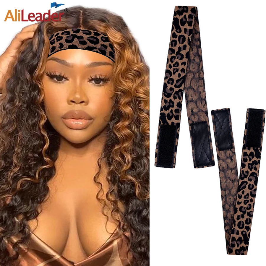 1Pcs Elastic Band For Wig Headband With Magictape Lace Melting Band To Lay Edges Baby Hair Edge Adjustable Wig Melt Bands