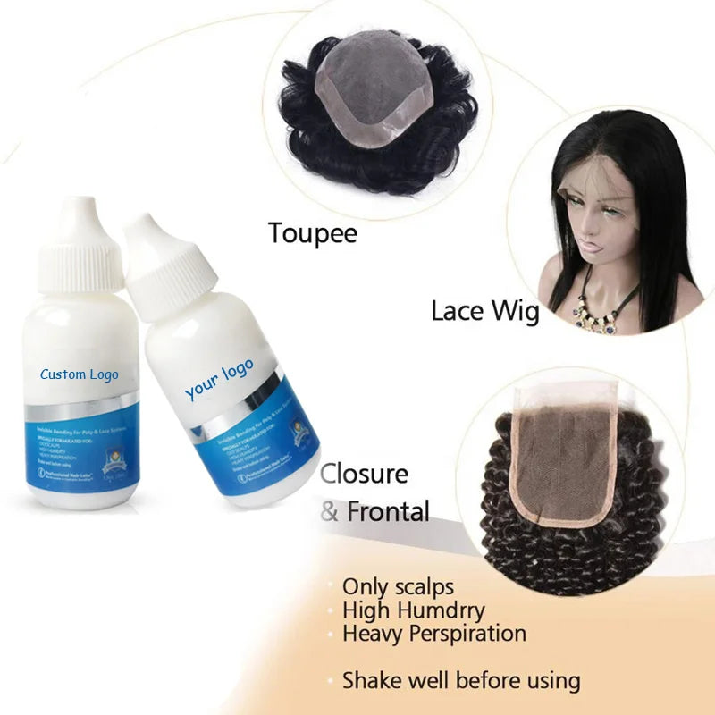 Lace Front Wig Glue Extra Hold – Waterproof Super Bonding Adhesive (38ml / 1.3oz) | Strong, Sweatproof & Long-Lasting Wig Installation Glue