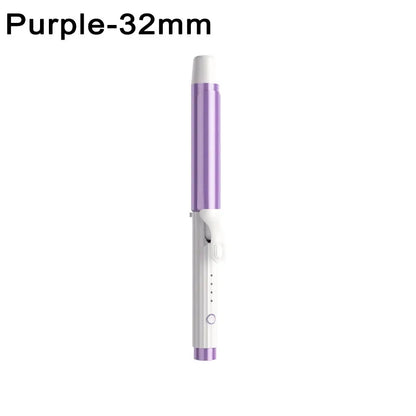 Hair Curler 32mm Negative Ion Ceramic Curling Iron – Large Volume, Anti-Frizz, Adjustable Temperature (140–210°C), 360° Rotating Cord