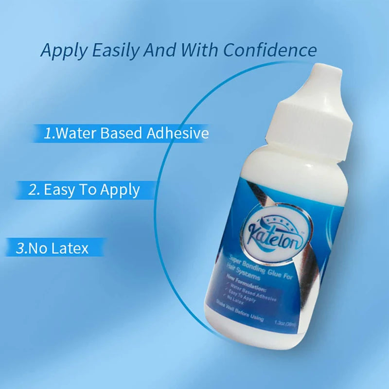 Lace Front Wig Glue Extra Hold – Waterproof Super Bonding Adhesive (38ml / 1.3oz) | Strong, Sweatproof & Long-Lasting Wig Installation Glue