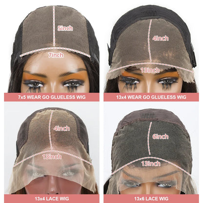 Short Deep Wave Lace Wig – 13x6 & 13x4 HD Frontal – 250% Density