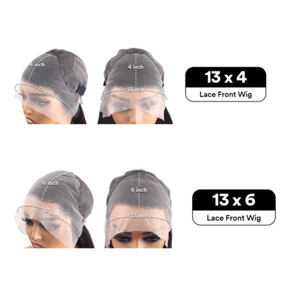 Long Body Wave HD Lace Front Wig – 100% Brazilian Human Hair | 13x4 & 13x6 Pre-Plucked | 180% Density (24"–40")